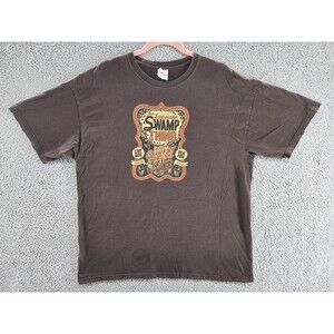 Austin Festival Shirt Men XL Louisiana Swamp Thing Crawfish Festival Vintage Y2K